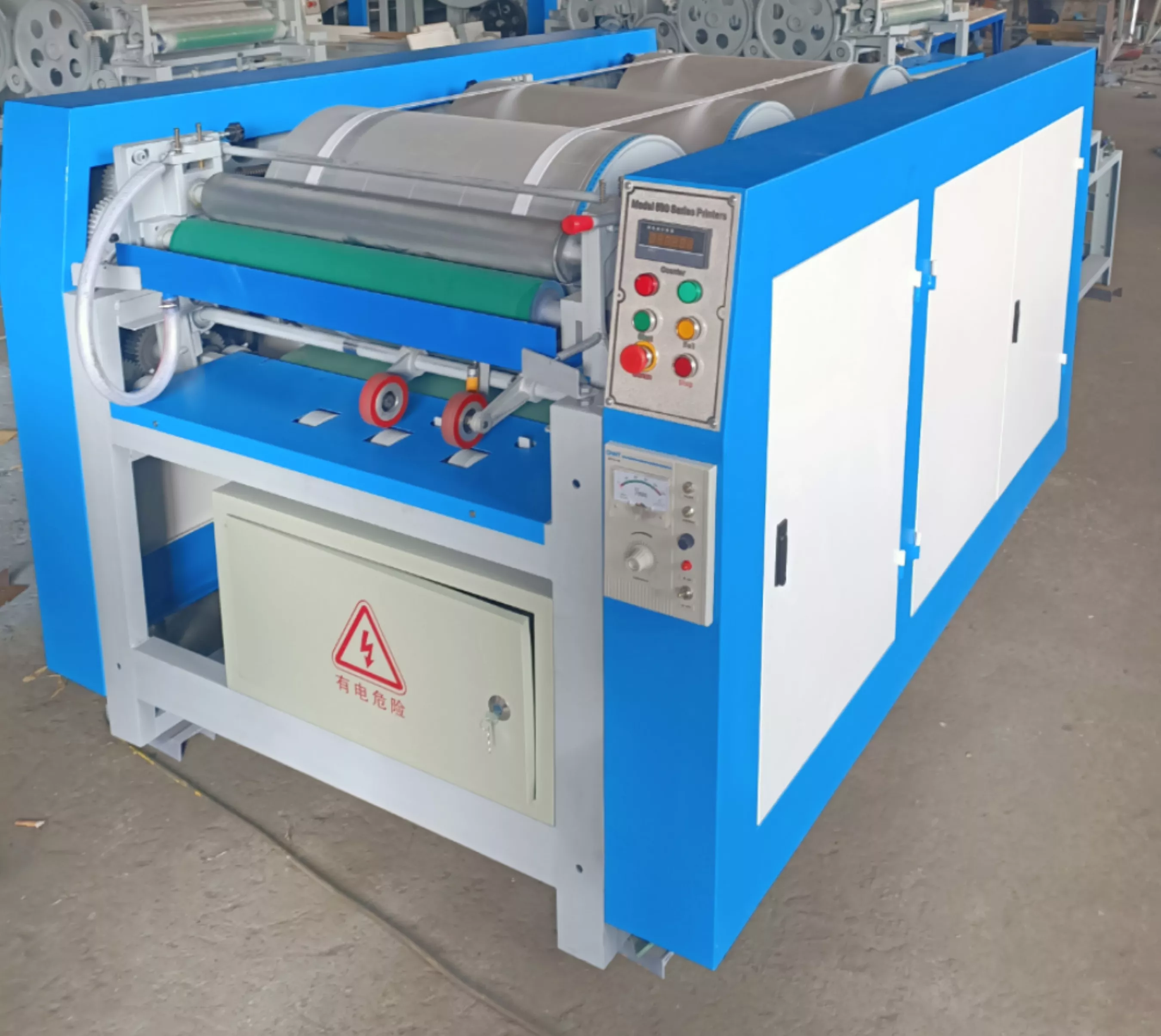 Industrial Flexographic printing machine for corrugated board
