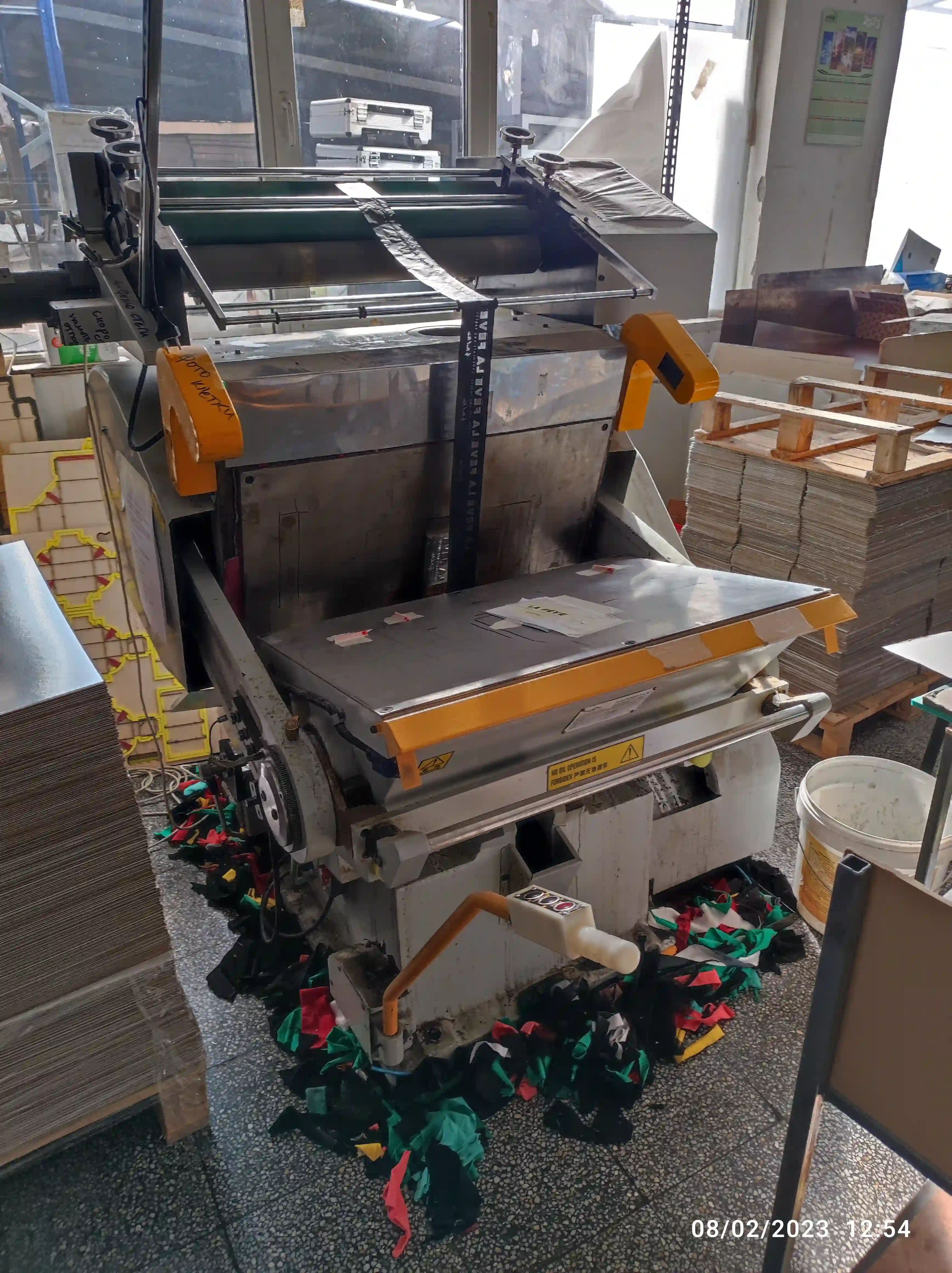 Hot foil stamping gold and silver machine