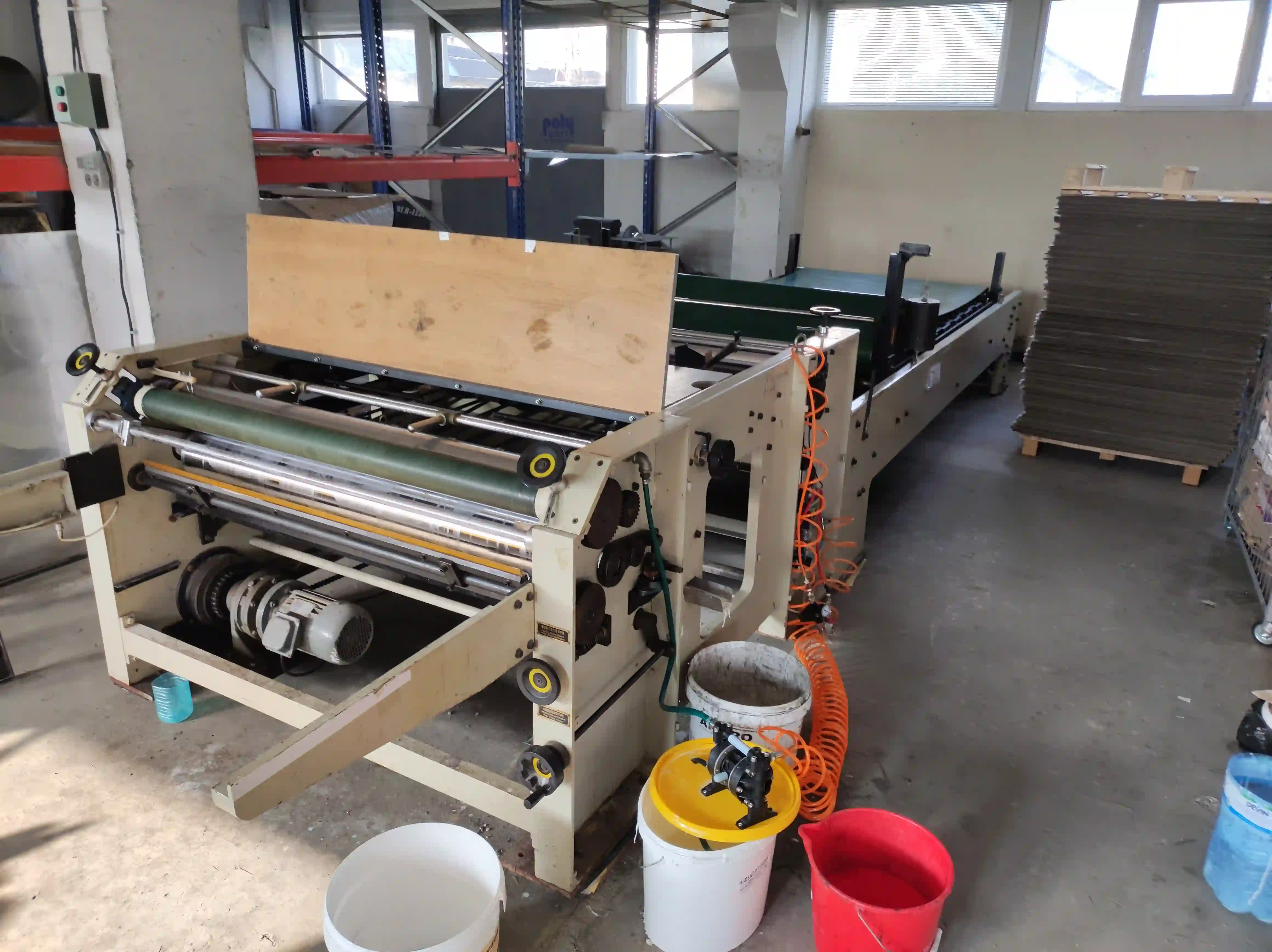 Litho laminator packaging machine drawing